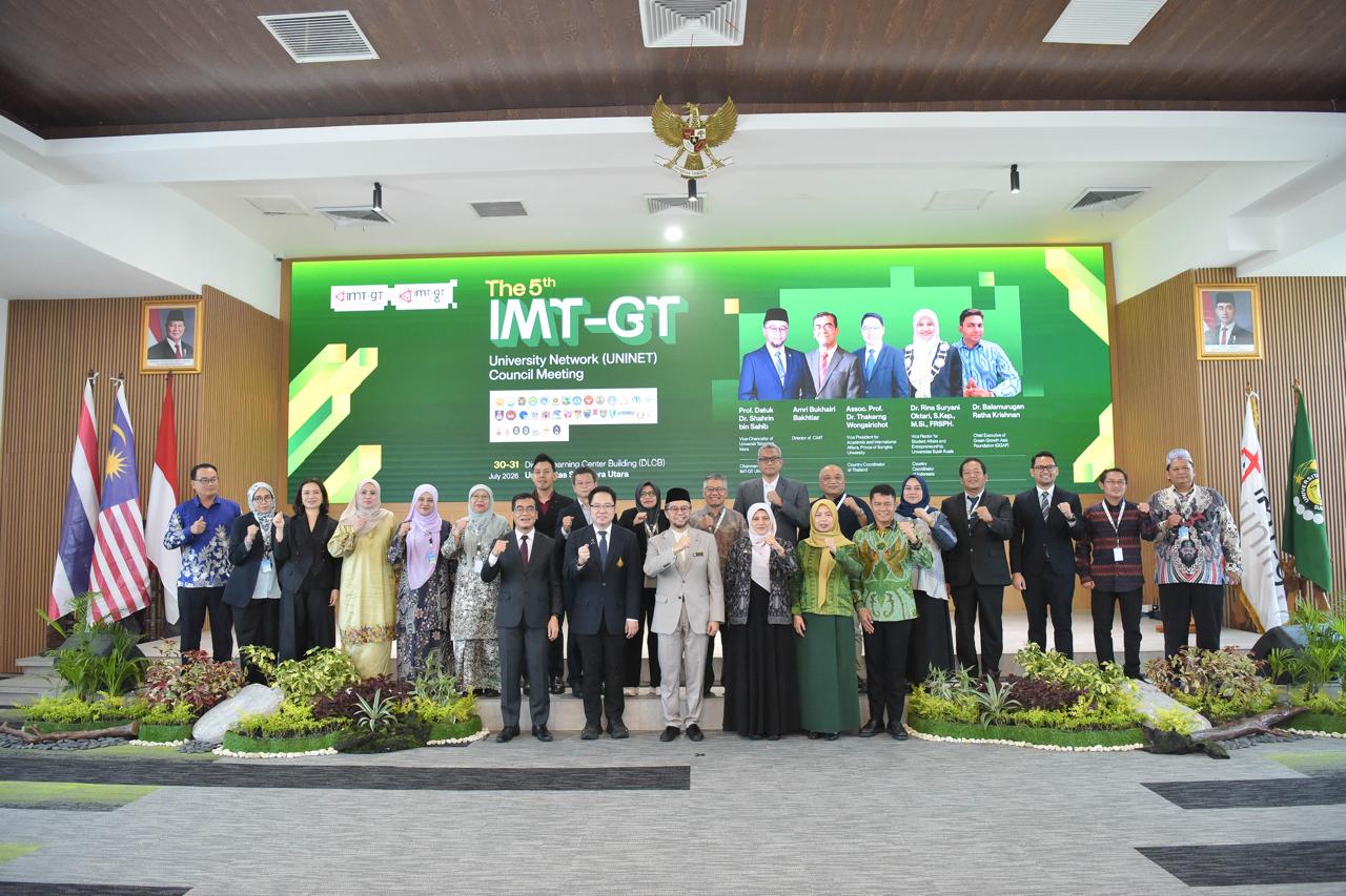 USU Gelar The 5th IMT-GT UNINET Council Meeting, Bahas Arah Kolaborasi Pendidikan Tinggi 2027–2031
