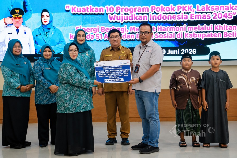 57 Anak di Belitung Timur Ikuti Khitanan Massal Gratis Hasil Kolaborasi PT TIMAH dan PKK Babel