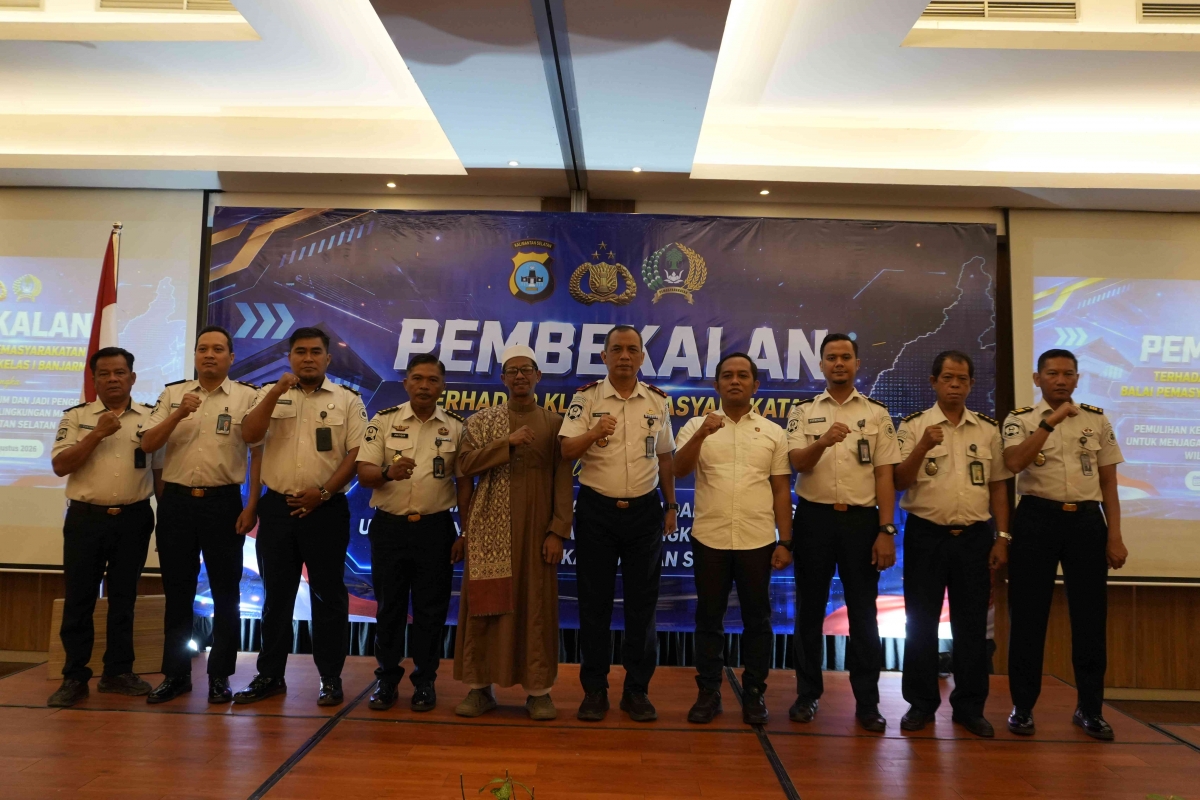 Bapas Banjarmasin dan Polda Kalsel Bekali 150 Klien Pemasyarakatan demi Pulihkan Kesadaran Hukum