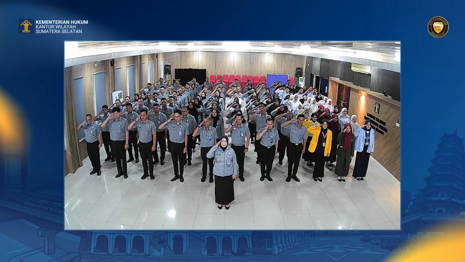 Kemenkum Sumsel Ikuti Apel Virtual Bersama Kemenko Kumham Imipas, Evaluasi Kinerja Triwulan III dan Penguatan Pelayanan Ramah Anak