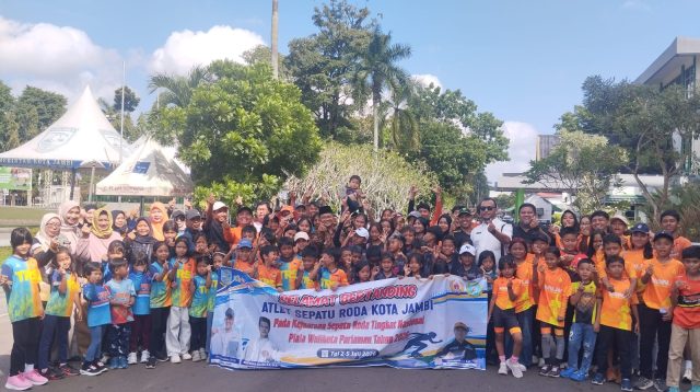 97 Atlet Sepatu Roda Kota Jambi Dikirim ke Kejurnas Pariaman Open, Wali Kota Janji Bangun Lintasan Standar Nasional