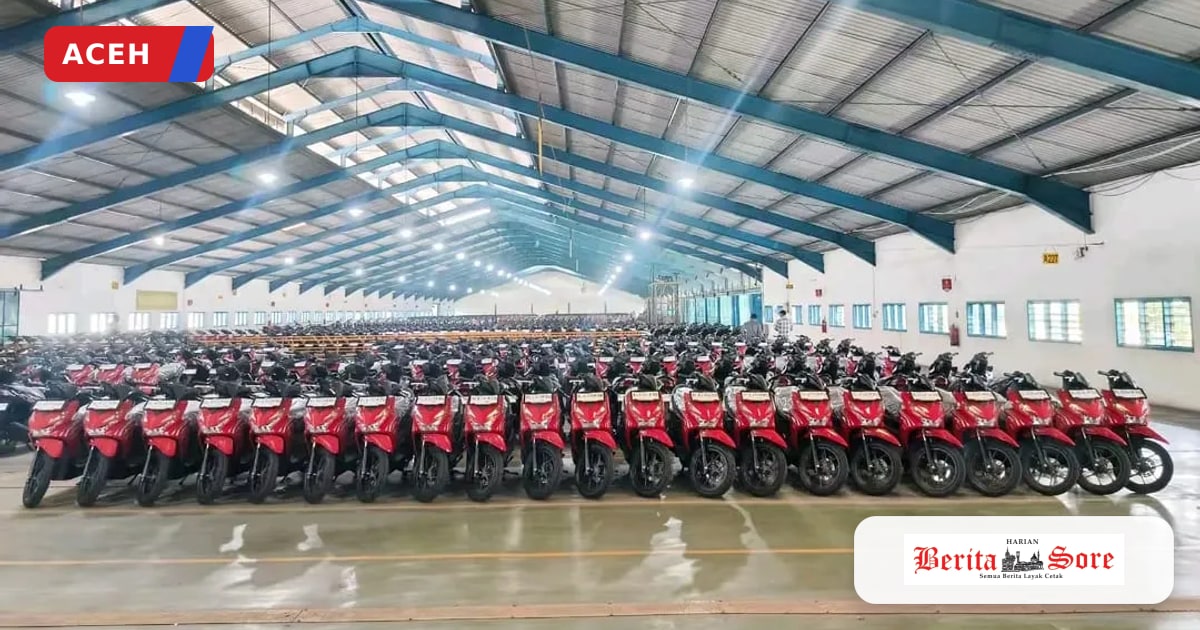 852 Motor Imam Gampong di Aceh Utara Gratis, DSI Bantah Ada Pungutan Rp250 Ribu