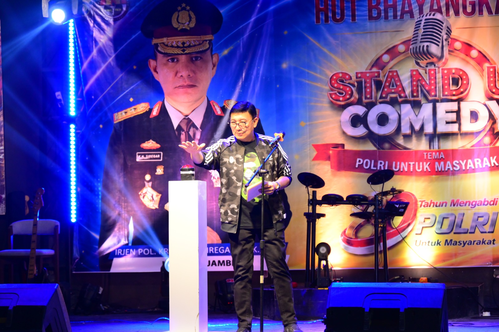 Polda Jambi Gelar Lomba Stand Up Comedy di Hari Bhayangkara ke-80, 30 Peserta Unjuk Kreativitas