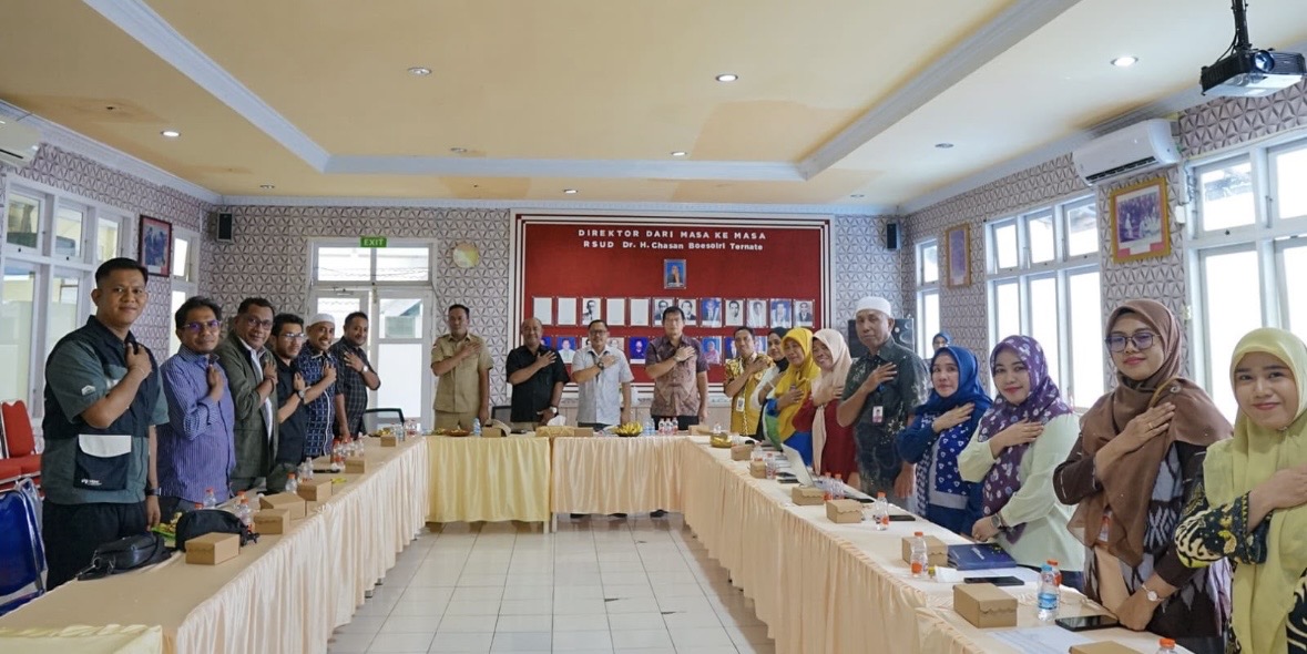 Komisi I DPRD Halmahera Selatan Pelajari Tata Kelola BLUD ke RSUD Chasan Boesoirie, Dana Jaspel Nakes Mandek