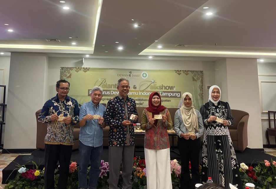 Rektor UM Metro Jadi Pembina Dewan Jamu Indonesia Lampung, 3 Dosen Bidik Riset Jamu Berbasis Ilmiah