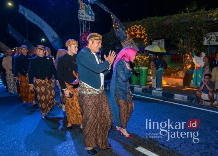 Boyolali Night Carnival 2026 Diguyur Hujan Deras, Ribuan Warga Tetap Bertahan hingga Peserta Selesai