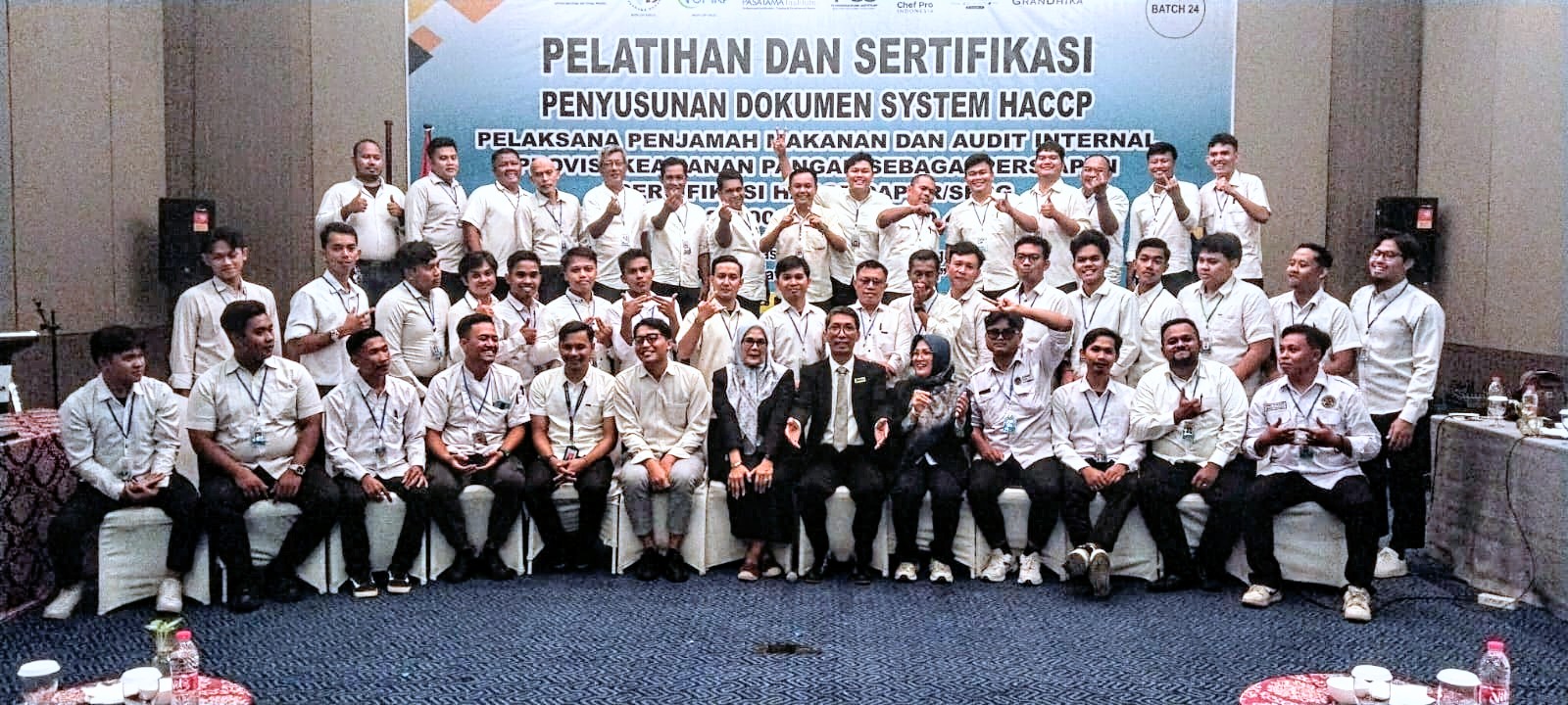 Pasatama Institute Sertifikasi 24 Tenaga Dapur MBG di Medan Lewat Pelatihan HACCP, Targetkan Standar Keamanan Pangan Global
