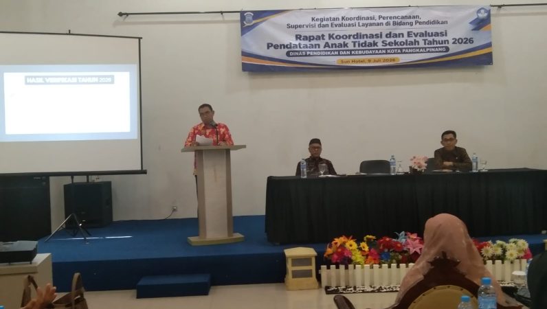 Pemkot Pangkalpinang Verifikasi 400 Anak Berisiko Putus Sekolah, 221 Masuk Data ATS Tahun 2025