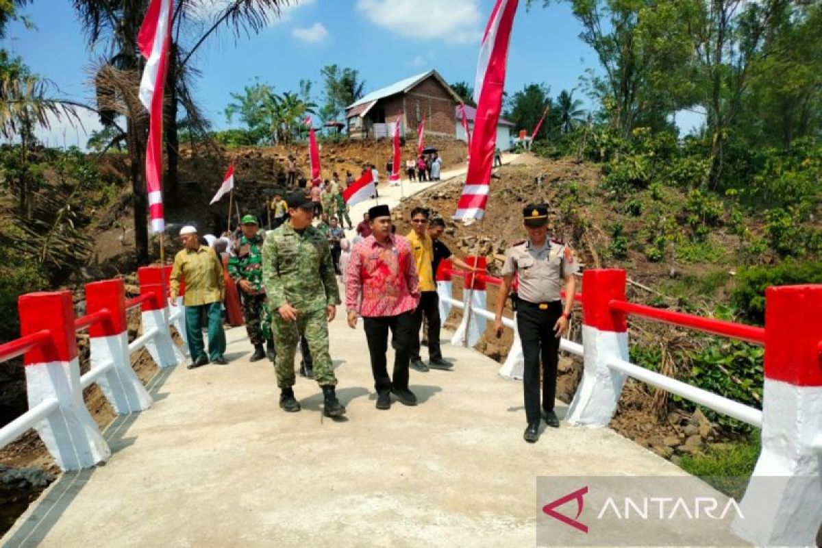 Kodim 0409 Rejang Lebong Rampungkan 8 dari 12 Jembatan di Tiga Kabupaten, Sisa 4 Titik Masuk Proses Pengerjaan