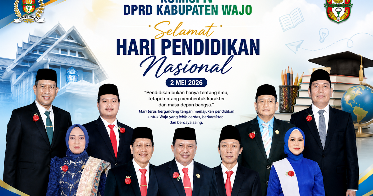 Hardiknas 2026 Wajo: DPRD Apresiasi Rekor 1.000 Titik dan Evaluasi Pendidikan