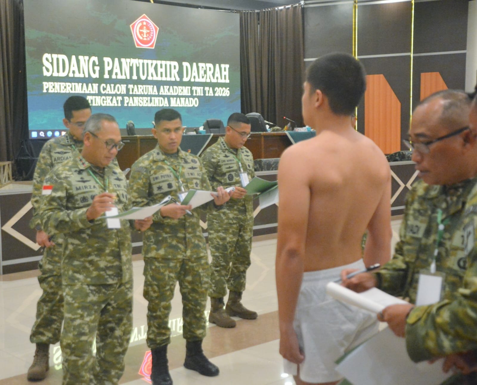 Pangdam XIII/Merdeka Pimpin Sidang Pantukhirda di Manado, 22 Calon Taruna Akademi TNI 2026 Lolos ke Tingkat Pusat