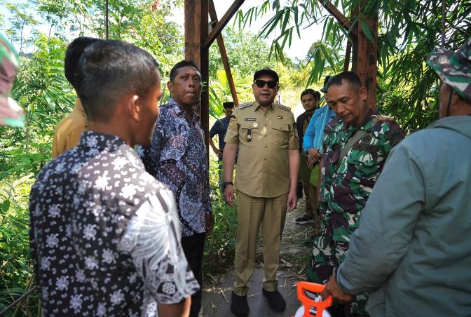 Bupati Pakpak Bharat Tinjau Empat Jembatan Rampung di STTU Jehe, Kerja Sama dengan Kemenhan RI untuk Rehabilitasi Total