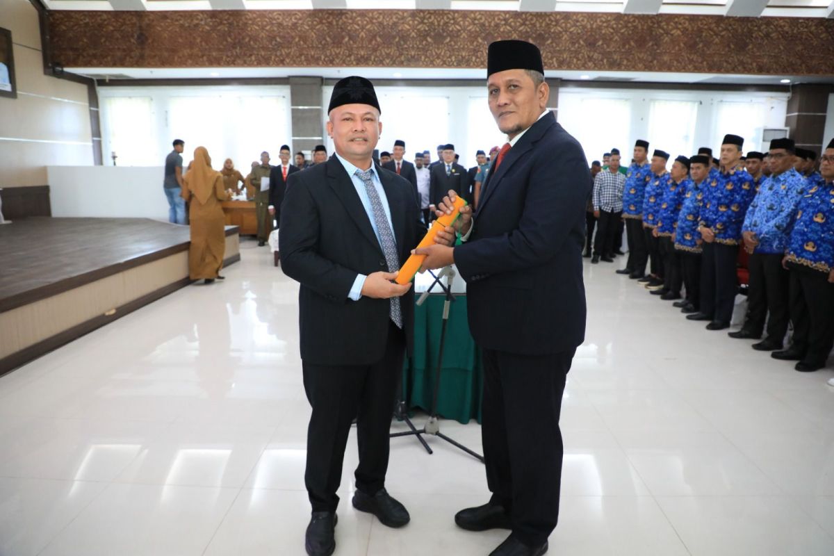 Bupati Aceh Utara Perkuat Birokrasi dengan Melantik Sekda Definitif demi Percepatan Data Penyintas Banjir