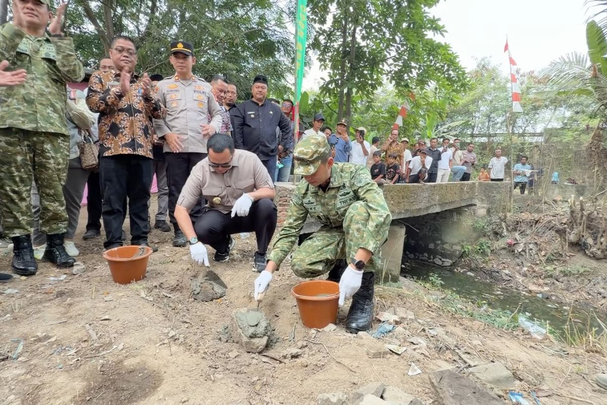 Kodim 0602/Serang Bangun 11 Jembatan Beton, 3 Rampung Lebih Dulu di Kota Serang dan Kabupaten Serang