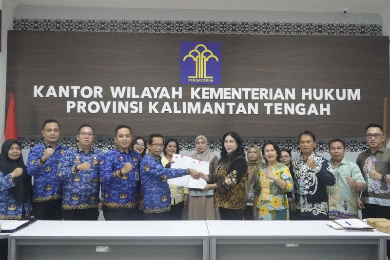 Kemenkum Kalteng Harmonisasi 5 Raperbup Murung Raya, dari Batas Desa hingga Keringanan BPHTB