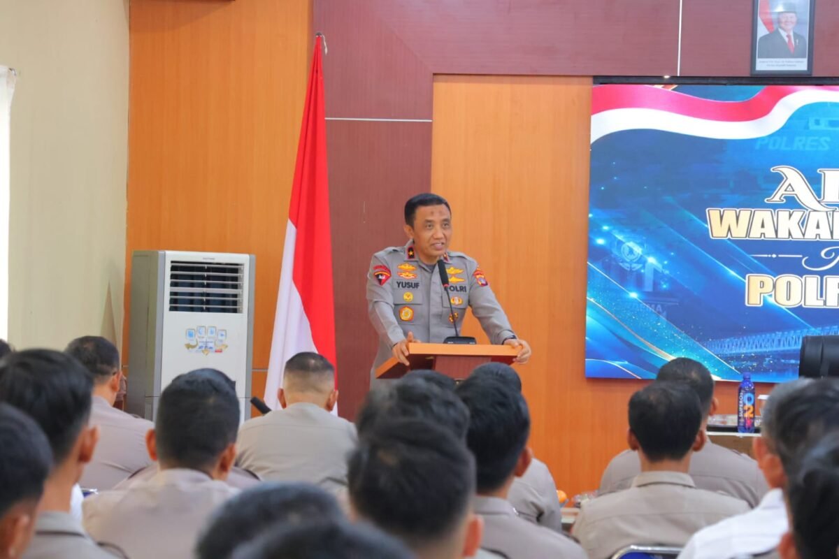 Wakapolda Kaltara Brigjen Yusuf Ingatkan Personel Polres Malinau Jaga Niat Pengabdian dan Integritas