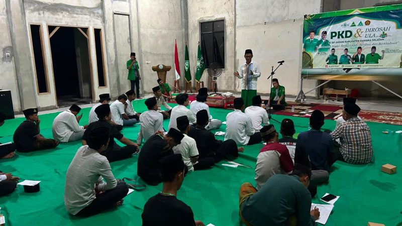 35 Kader GP Ansor Bangka Selatan Ikuti Pelatihan Kepemimpinan Dasar dan Dirosah Ula, Bekali Nilai Aswaja