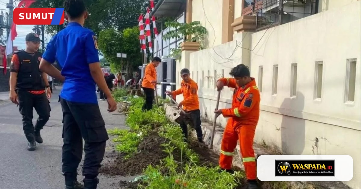 Pemko Binjai Gelar Gerakan ASRI Serentak di Lima Kecamatan, Fokus Pembersihan di Lokasi Penilaian Lomba PKK Sumut
