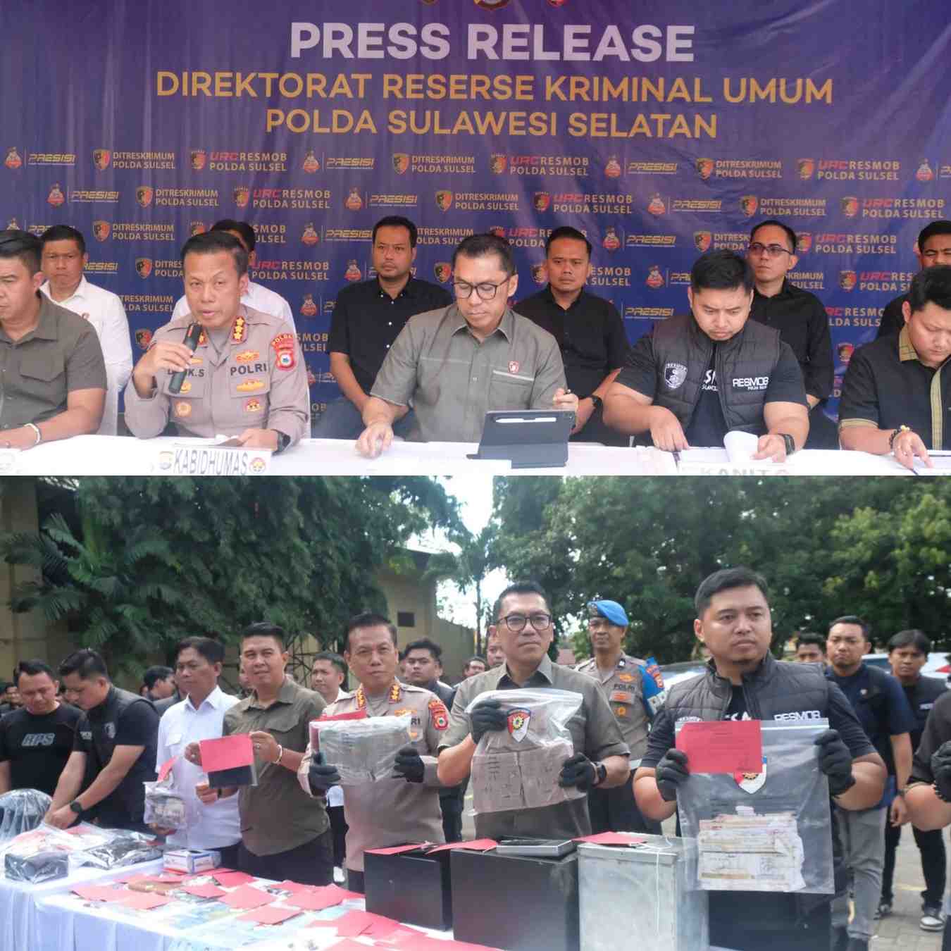 Polda Sulsel Bongkar Aksi Spesialis Pencuri Rumah Kosong, Pelaku Beraksi di 33 TKP dengan Kerugian Rp 4,68 Miliar