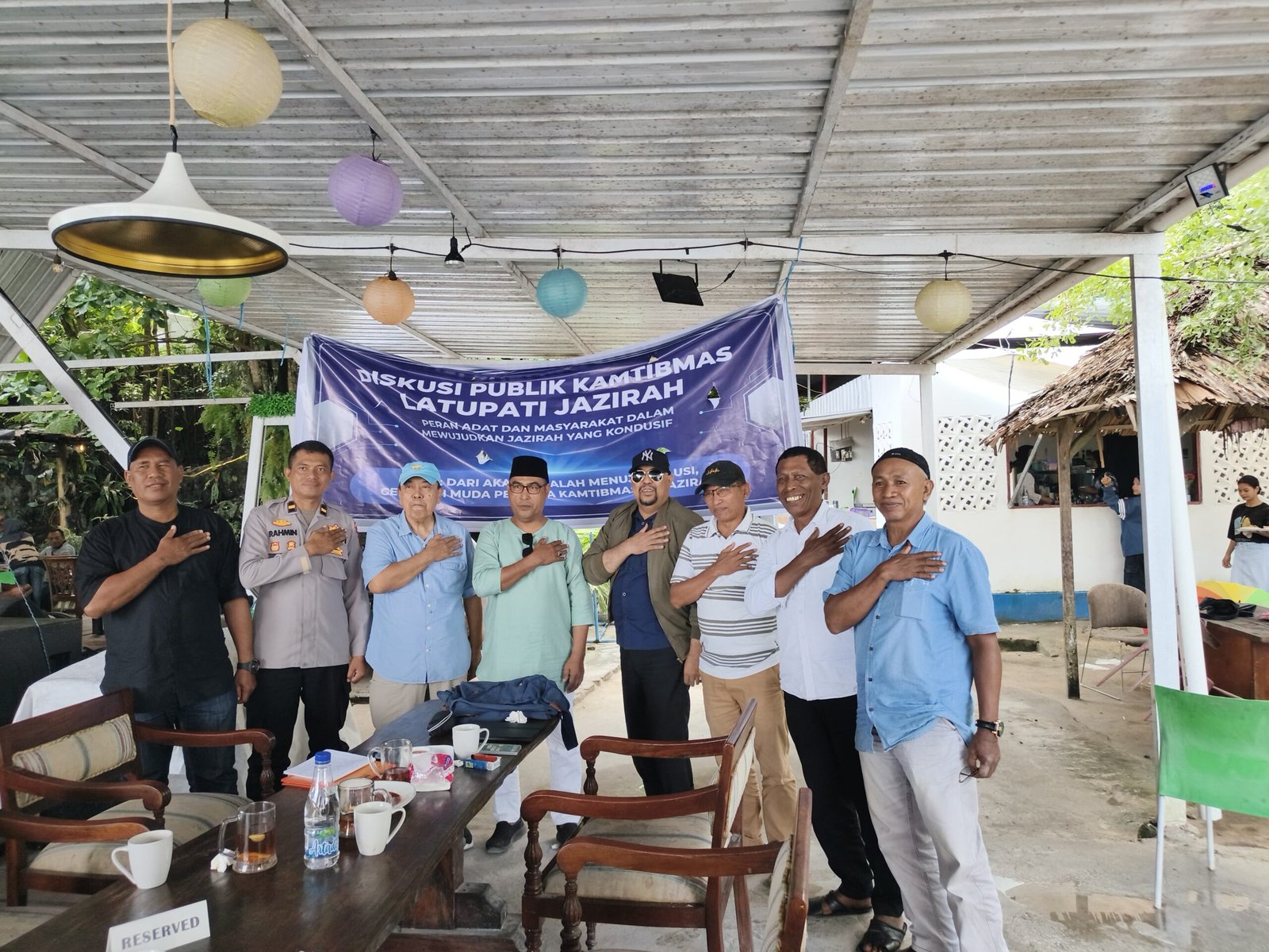 8 Raja Adat di Jazirah Leihitu Sepakati Larangan Lindungi Pelaku Tindak Pidana Demi Jaga Kamtibmas