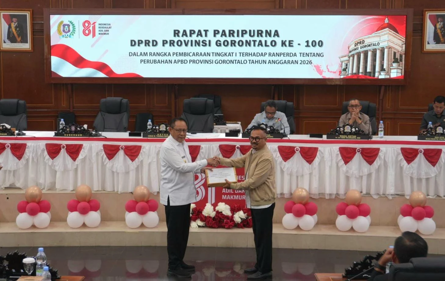 DPRD Gorontalo Bahas Perubahan APBD 2026, Fokus pada Inseminasi Buatan Sapi hingga Bendungan Bulango Ulu