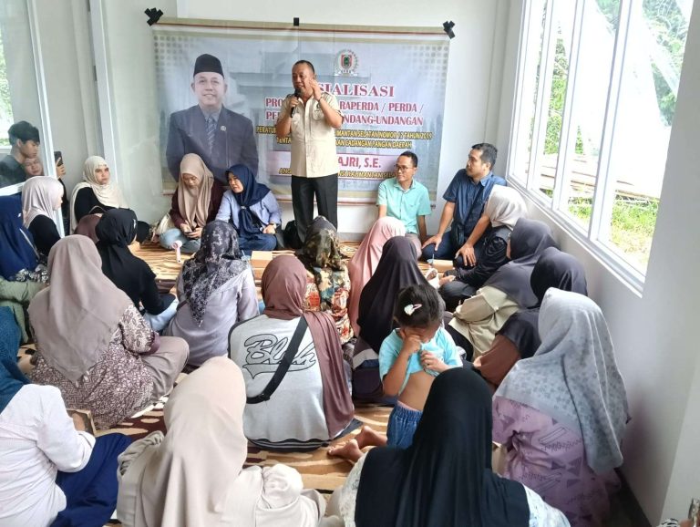 Anggota DPRD Kalsel Sosialisasikan Perda Cadangan Pangan di Tabalong, Stok Beras dan Gula Dijamin Aman untuk Beberapa Bulan ke Depan