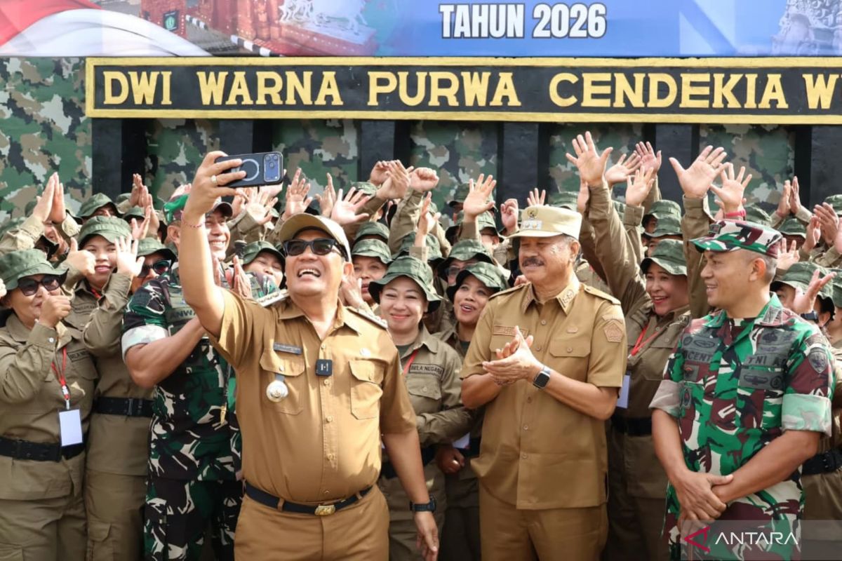 100 ASN Pemkab Tabanan Jalani Diklat Bela Negara di Rindam IX/Udayana, Berlangsung Enam Hari