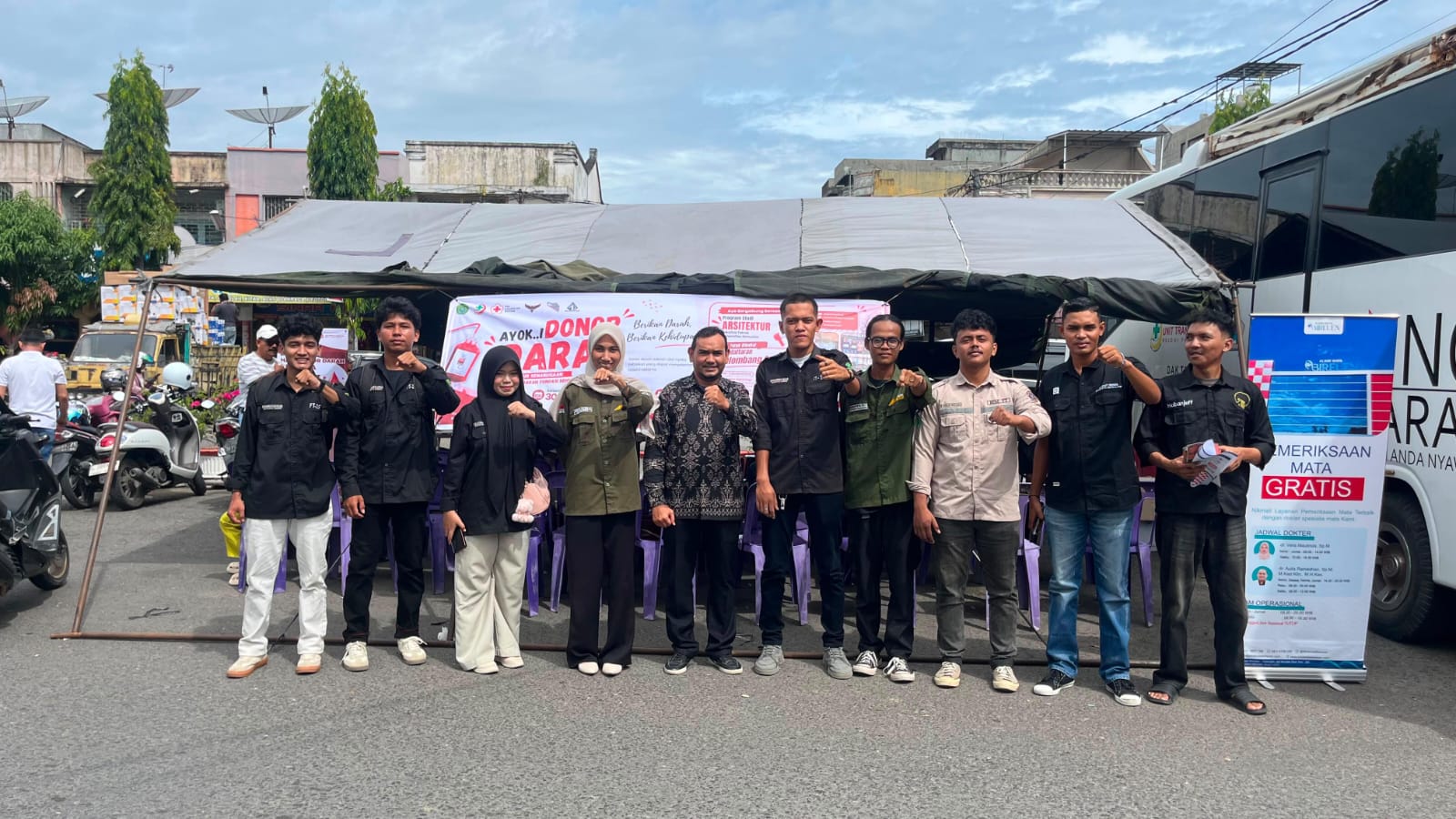 Mahasiswa Arsitektur Umuslim di Bireuen Sumbang 40 Kantong Darah ke RSUD dr Fauziah, Kolaborasi dengan PMI