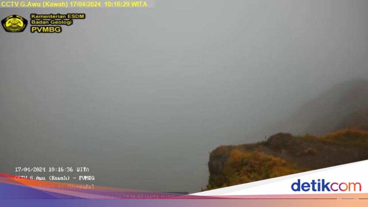 Status Gunung Awu di Kepulauan Sangihe Naik Jadi Siaga, Warga Dilarang Masuk Radius 4 Km