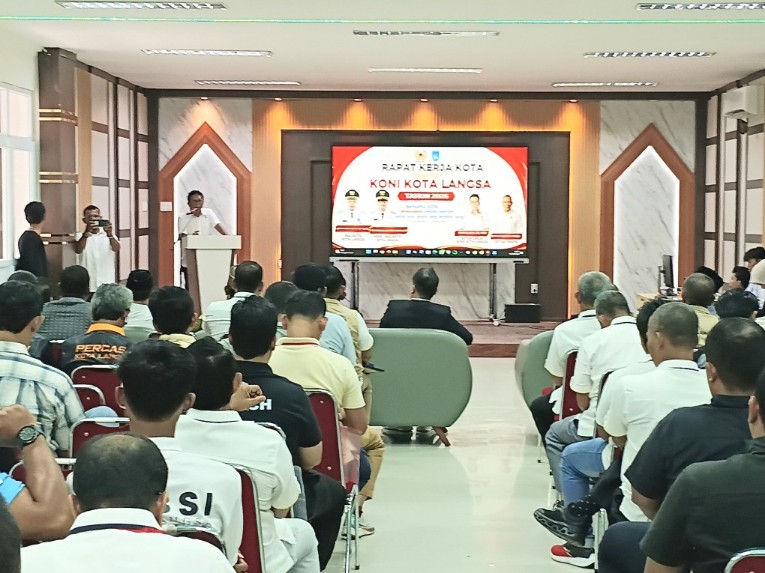 KONI Kota Langsa Gelar Raker 2026, Targetkan Sinergi dengan IAIN dan Unsam Cari Atlet Berprestasi