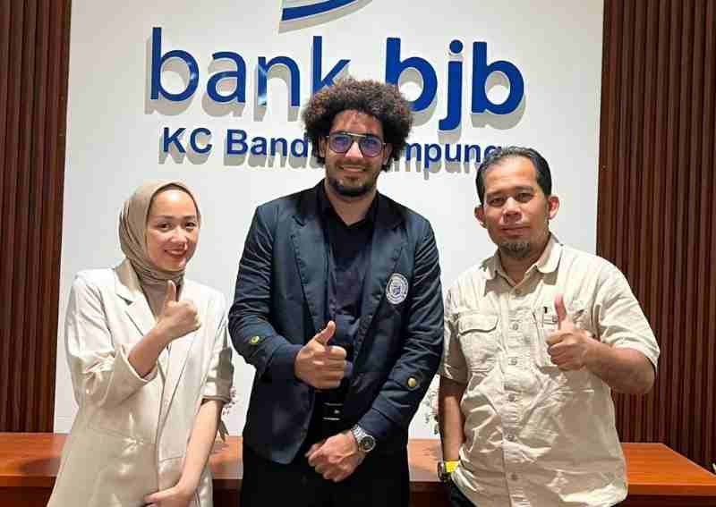 Mahasiswa Teknik Informatika IIB Darmajaya Asal Mesir Magang di Bank BJB Bandar Lampung, Bantu Kembangkan Solusi Digital Perbankan