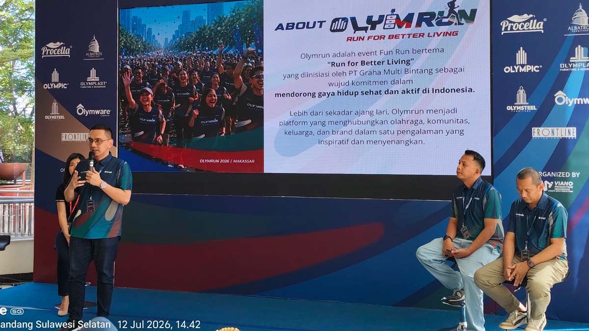 Olymrun 2026 Targetkan 5.000 Pelari di Makassar, Sediakan Dua Kategori dan Hadiah Ratusan Juta Rupiah