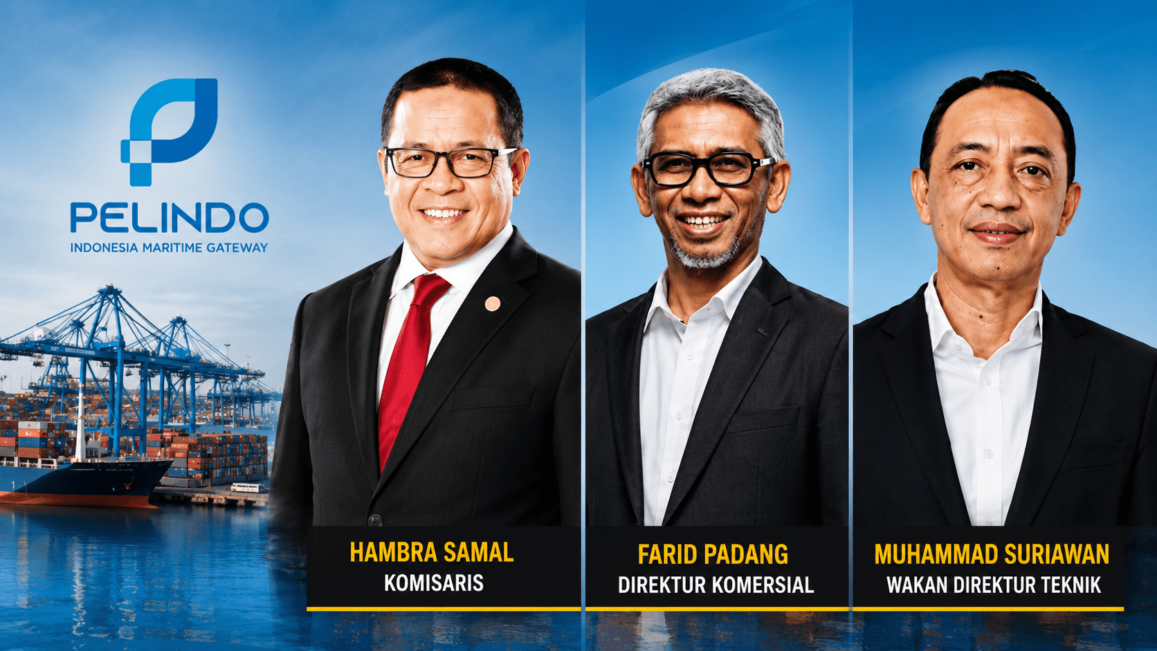 Tiga Putra Maluku Duduki Jabatan Strategis di Pelindo, Hambra Samal Jadi Komisaris