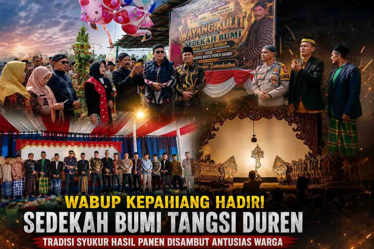 Wabup Kepahiang Hadiri Sedekah Bumi di Tangsi Duren, Tradisi Syukur Panen dengan Wayang Kulit Semalam Suntuk