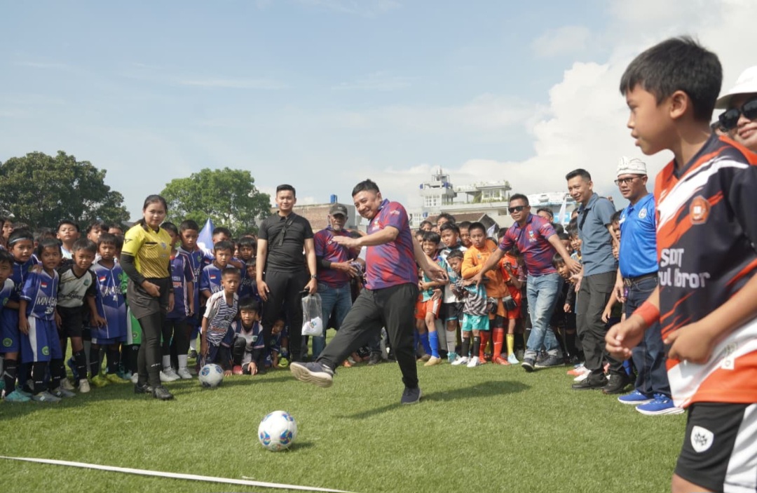 Bupati Garut Abdusy Syakur Amin Lebih Pilih Anak Banyak Gerak daripada Main Gawai, 80 Tim Ikut Turnamen Sepak Bola SD/MI