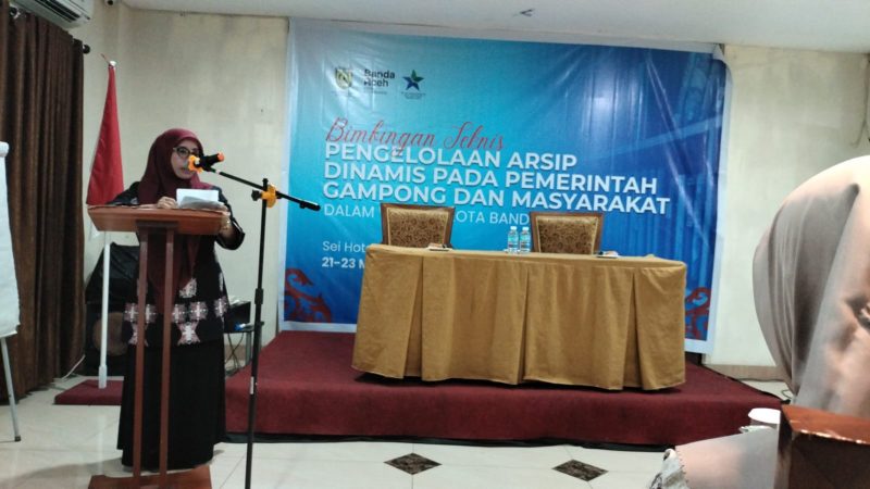 Dispersip Kota Banda Aceh Gelar Bimtek Arsip Dinamis untuk 3 Hari, Targetkan Tertib Administrasi di 90 Gampong