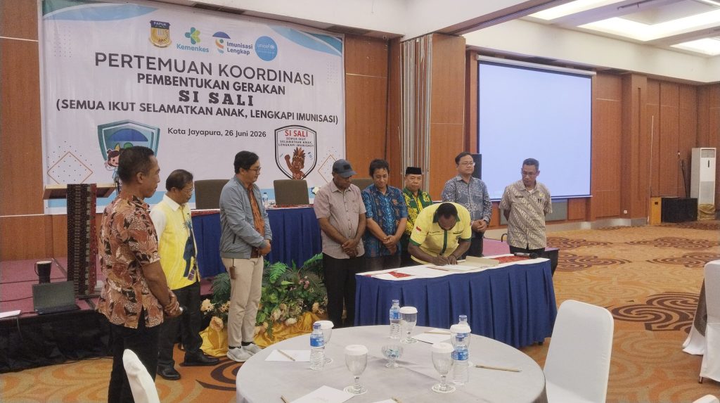 Pemuda Katolik Papua Resmi Gabung Gerakan SI SALI, Target Imunisasi 39.386 Anak di 2026