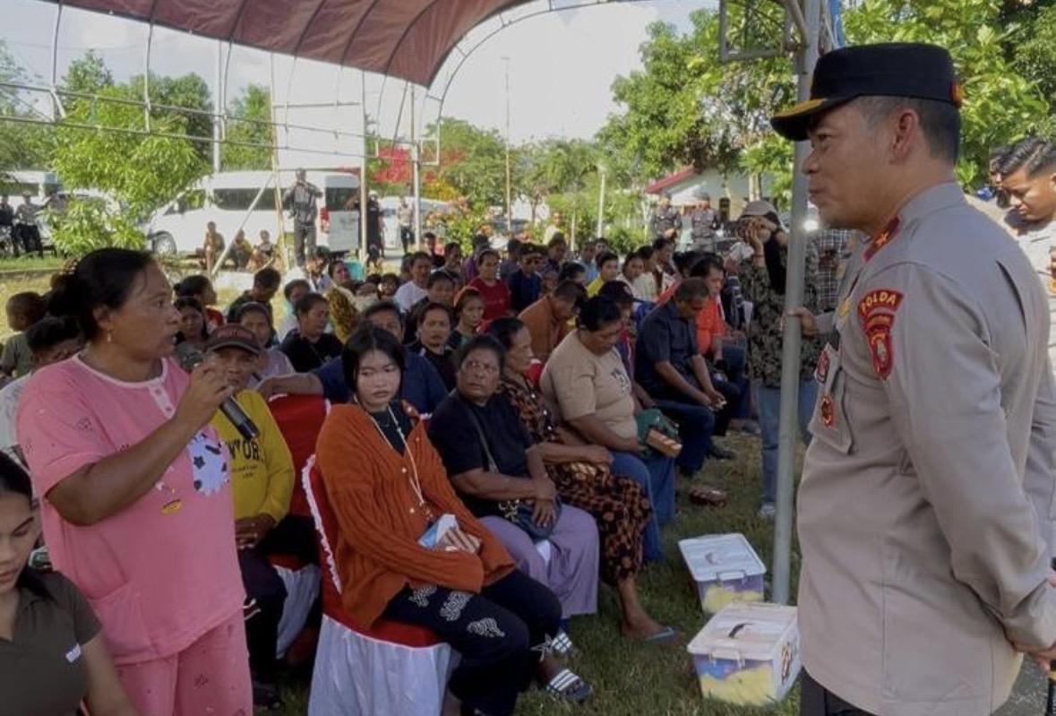 Warga Dua Desa di Patani Barat Halmahera Tengah Desak Kapolda Tangkap Pelaku Konflik dan Relokasi ke Weda Timur