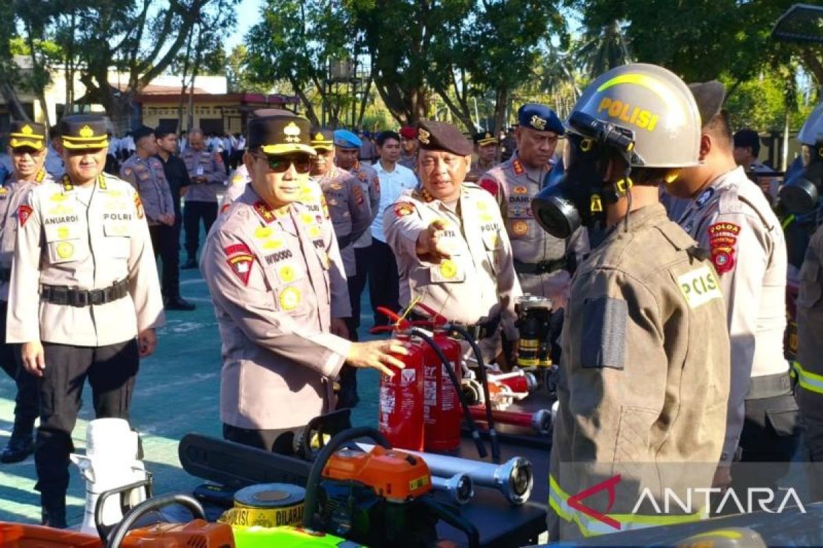 Polda Gorontalo Siagakan 571 Personel Gabungan Antisipasi Karhutla dan Krisis Air Akibat El Nino