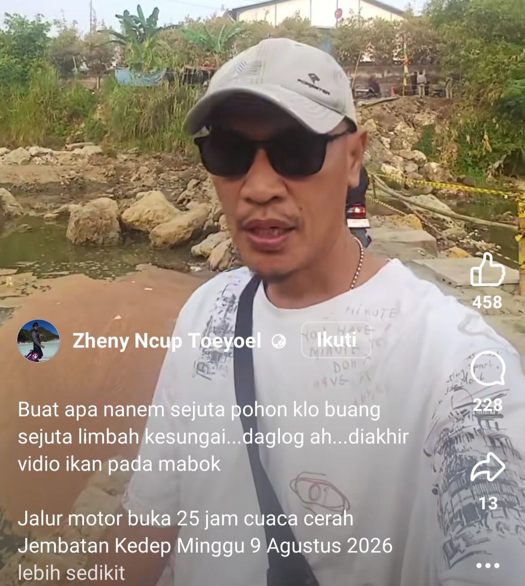Klarifikasi PT Kahaptex Soal Video Dugaan Limbah di Sungai Wika Bogor, Pengurus: Secara Logika Masyarakat Bisa Menilai
