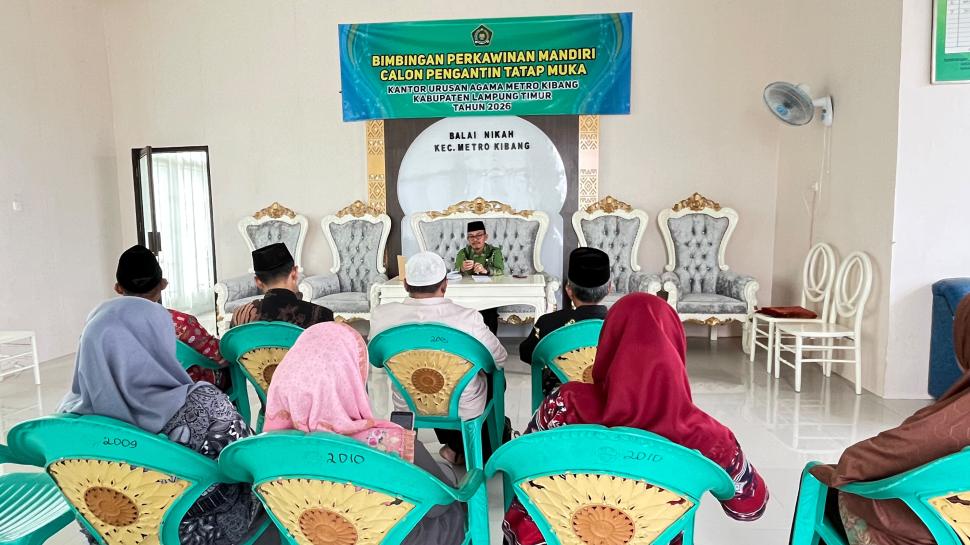 Kepala KUA Metro Kibang Paparkan Program Ekoteologi dan Rashdul Kiblat Hasil Rakor Kemenag Lampung Timur