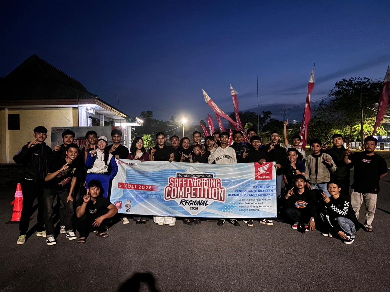 Komunitas Honda di Bangka Belitung Ikuti Safety Riding Competition Regional 2026, Lahirkan Pelopor Keselamatan