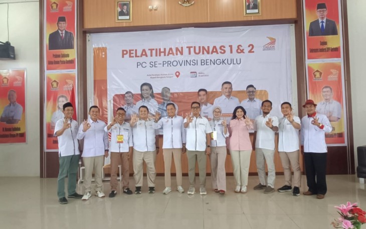 TIDAR Bengkulu Gelar Pelatihan Kader di Bengkulu Tengah, Sandhy Cahyadi Ingatkan Filosofi Lima Cinta