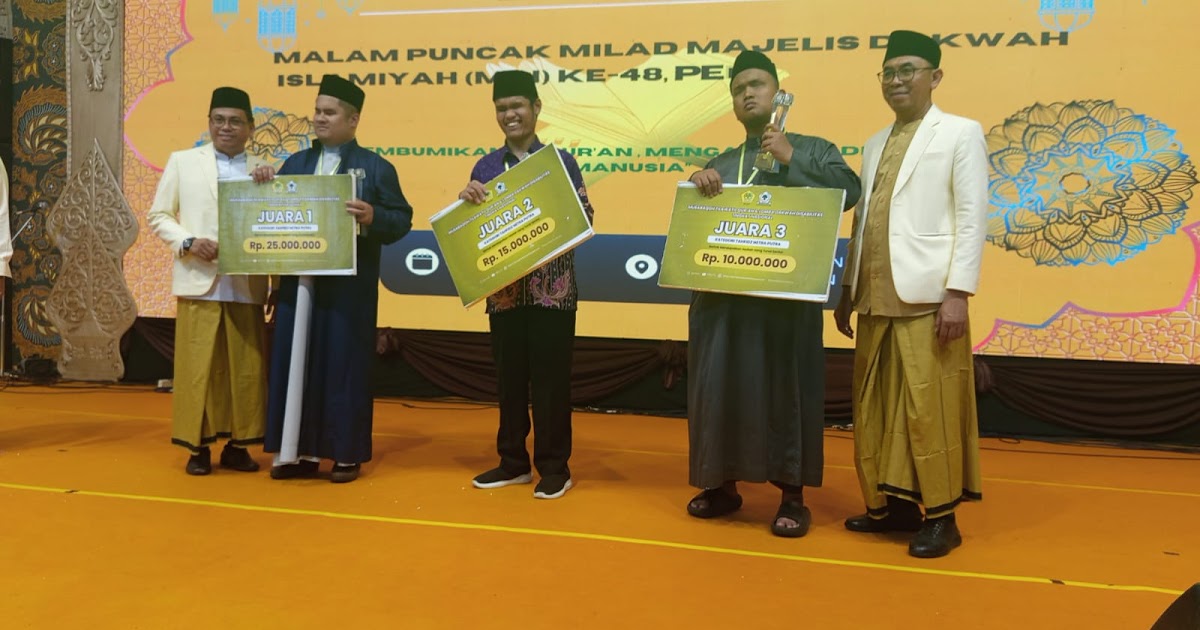 Putra Lampung Selatan Bintang Listrio Ferdiand Raih Juara III MTQ Disabilitas Nasional di Purworejo