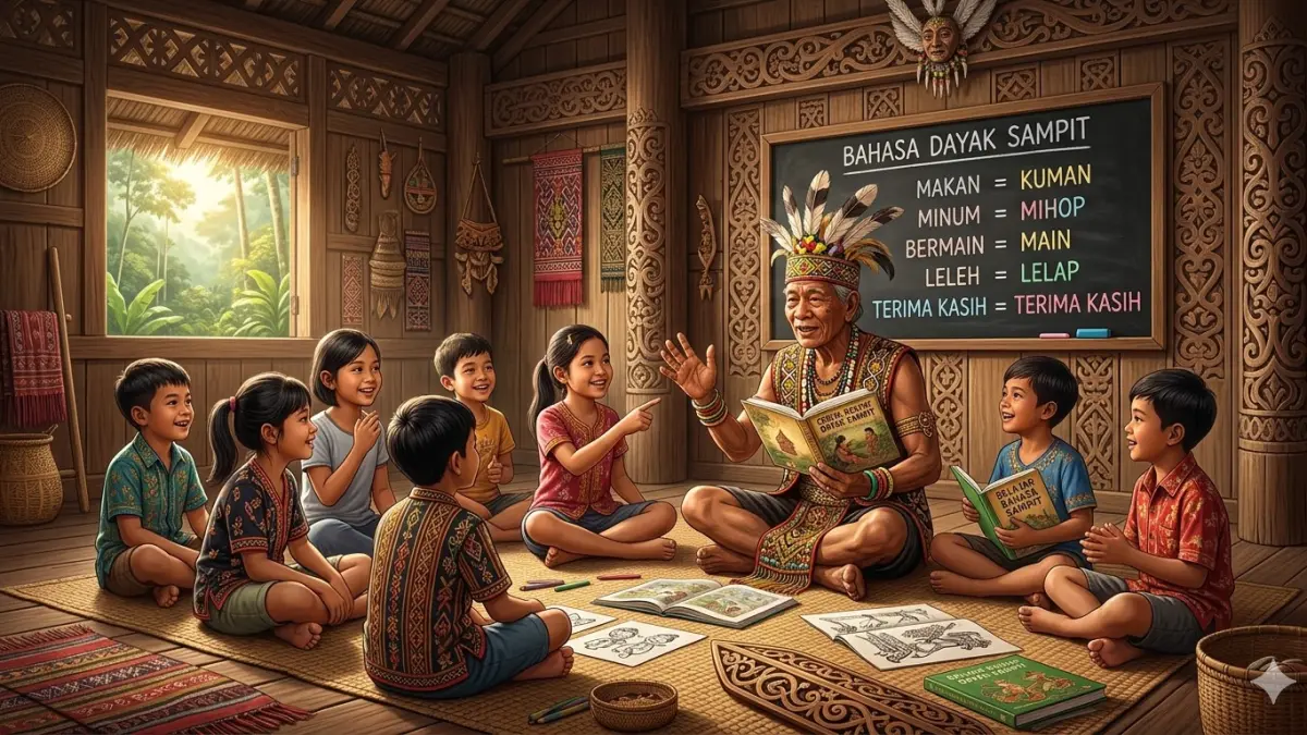 Lomba Bahasa Dayak Sampit untuk Pelajar Perlu Digelar Merata, Ini Tujuannya