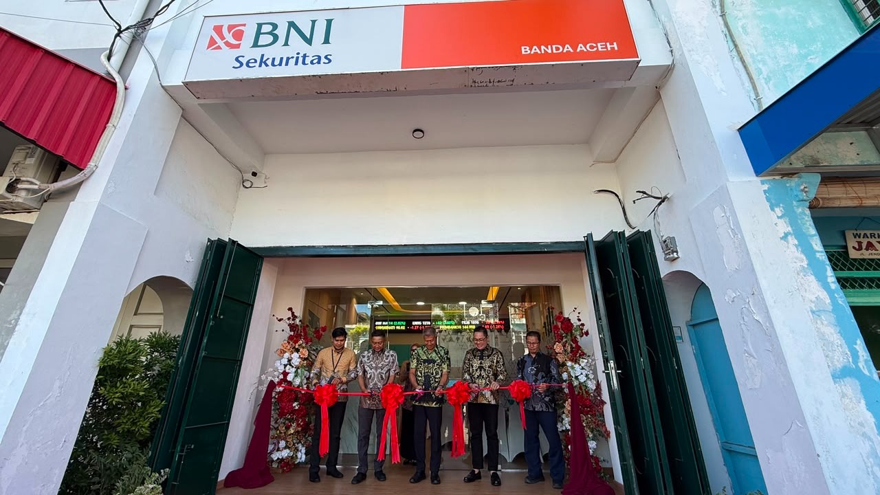 Investor Pasar Modal Aceh Tembus 224.722 SID, BNI Sekuritas Resmikan Kantor Baru di Banda Aceh untuk Edukasi
