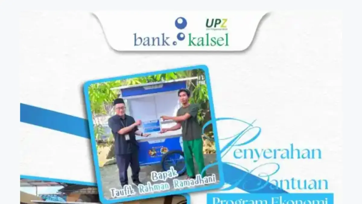 UPZ Bank Kalsel Salurkan Bantuan Modal untuk UMKM di Banjarmasin, Target 50 Pelaku Usaha Terima Manfaat
