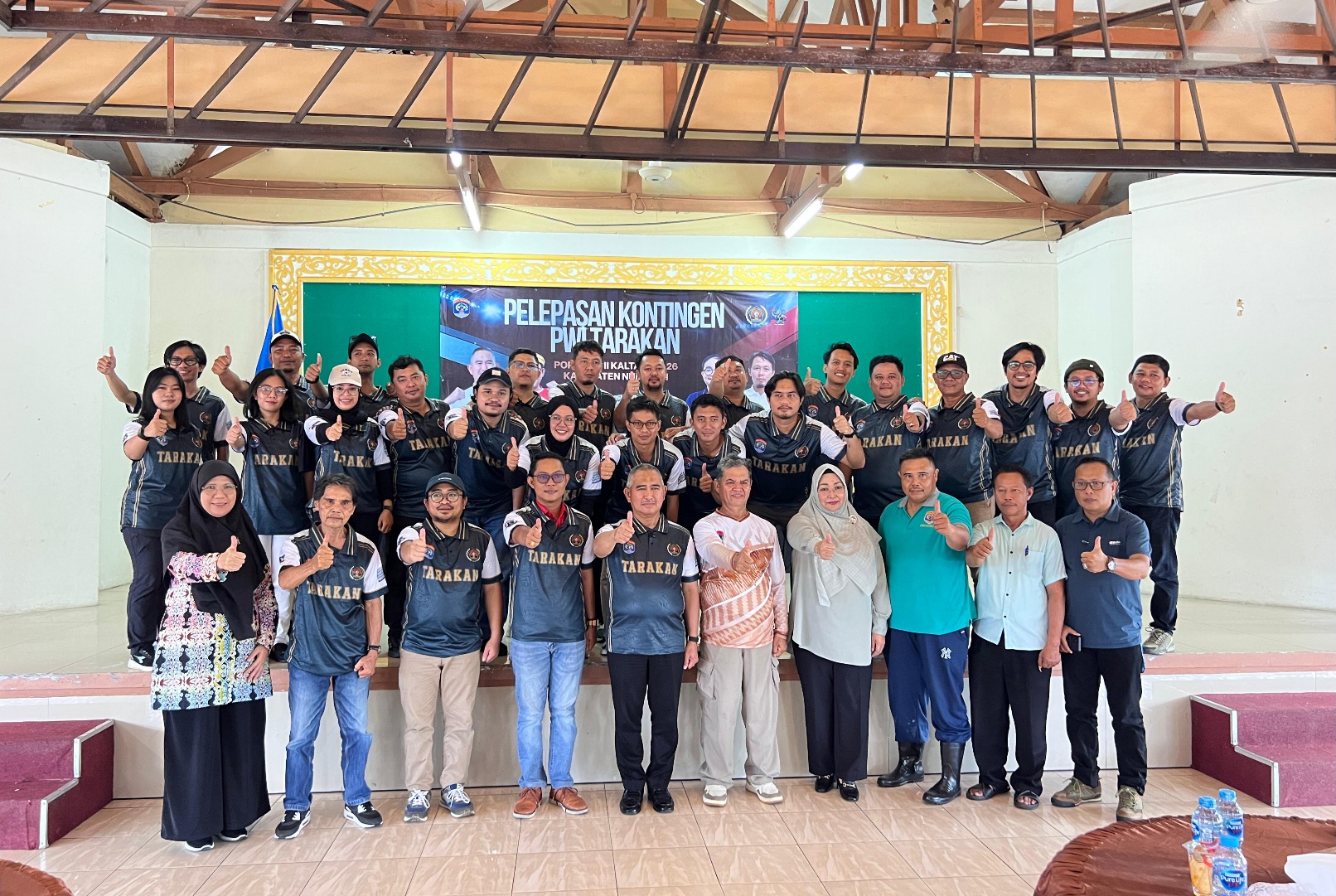 Wali Kota Tarakan Resmi Lepas Kontingen PWI ke Porwada II Nunukan, Target Juara Umum Dipertahankan