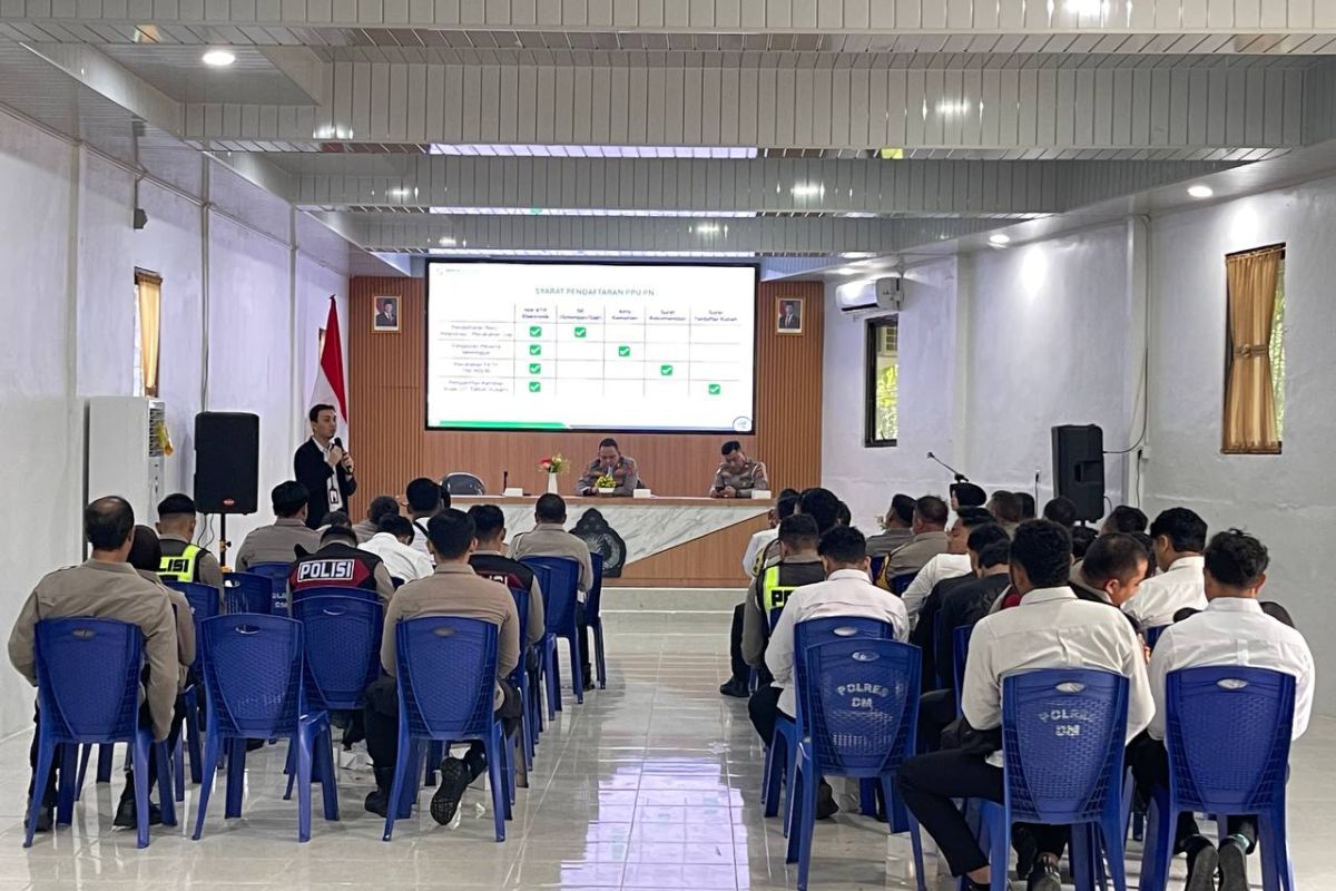 Personel Polres Dharmasraya Ikuti Sosialisasi BPJS Kesehatan Demi Pahami Hak dan Kewajiban Peserta JKN