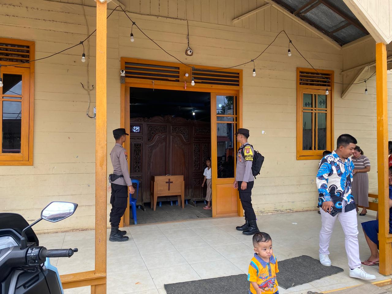 Polres Gunung Mas Kerahkan Ratusan Personel Amankan Ibadah Kenaikan Yesus Kristus di 9 Kecamatan